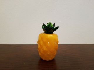 Murano Hand Blown Glass Pineapple Fruit Collectible