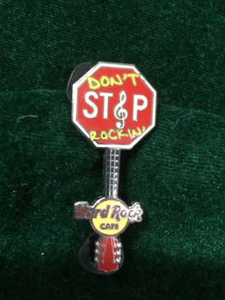 Hard Rock Cafe Pin 1 Of 3 Online 2014 Stop Sign Guitar " Don 