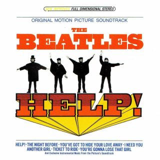 The Beatles Help Soundtrack Vinyl Lp Cd Cover Bumper Sticker Or Fridge Magnet