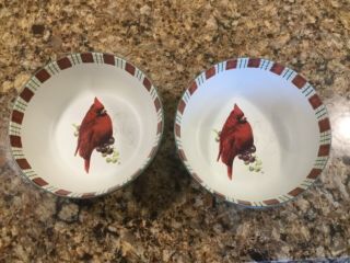 Lenox Winter Greetings Everyday Set Of 2 Cereal Bowls