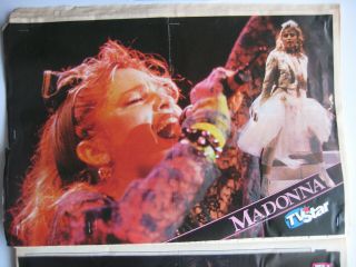 Madonna Tv Week Poster From The 1980 