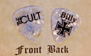 Cult - The Cult - Billy Duffy Band Signature Logo Guitar Pick - (w)