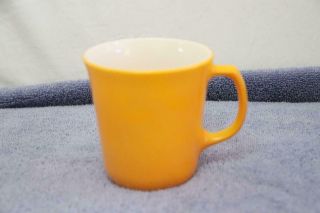 Vintage Pyrex Yellow Milk Glass Coffee Cup Mug