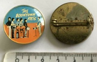 Bob Geldof / Boomtown Rats Pin Brooch From 1990s - £0.  99 Post Worldwide