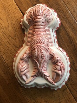 Lobster Red Ceramic Abc Made In Italy Bassano
