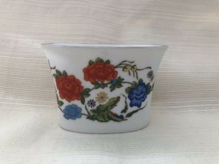 Famille Rose Cigarette Holder By Aynsley,  Bone China,  Hand Painted,  3 ¼” X 1 5/8