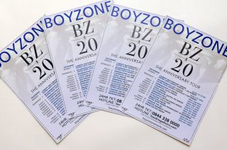 Boyzone 20th Aniiversary Tour Flyers X 4 - Ronan Keating