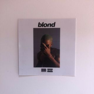 Frank Ocean (odd Future) Blond Artwork Vinyl Sticker