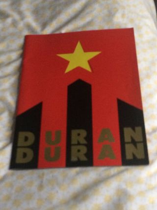 Duran Duran Strange Behaviour World Tour 1987 Tour Programme Colour Tour