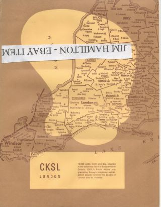 Cksl 1410 London Ontario Radio Coverage Map