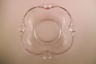 Vintage Duncan Miller Glass Teardrop Candy Nut Bowl Dish 