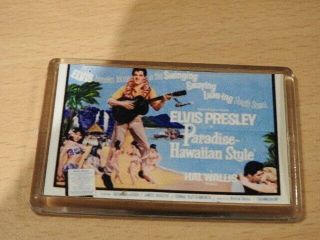 Elvis Presley Paradise Hawaiian Style Film Poster Fridge Magnet