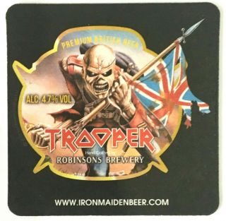 Iron Maiden - Trooper - Beer Mat Coaster