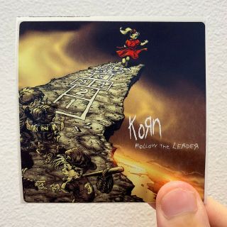 Korn Follow The Leader 3 " X 3 " Ep Lp Album Cover Sticker