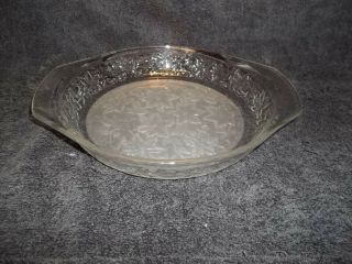 Vintage Princess House Fantasia 9 1/4 Inch Pie Plate Frosted Bottom