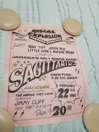 Vintage Reggae Explosion Sagittarius Poster