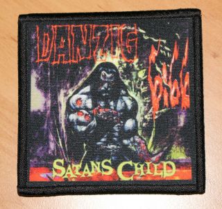 Danzig " 666 Satans Child " Silk Screen Patch
