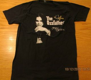 Black Sabbath Ozzy Osbourne “ The Ozzfather “ Tee T - Shirt Size L Ozzy