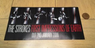 Official The Strokes First Impressions Of Earth Promotional Sticker Set Of Seven