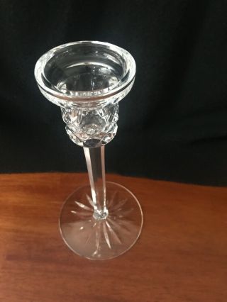Waterford Crystal Candlestick Holder 7 3/4” high 2