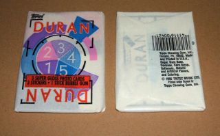 Duran Duran 1980s Trading Cards,  Stickers & Gum