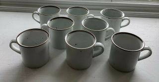 Dansk Brown Mist Coffee Cup •lot Of 4 Amazingly