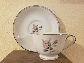 Noritake Margot Tea Cup And Saucer - Soft Roses 5605