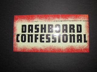 Dashboard Confessional Altending Bike Board Amp Sticker