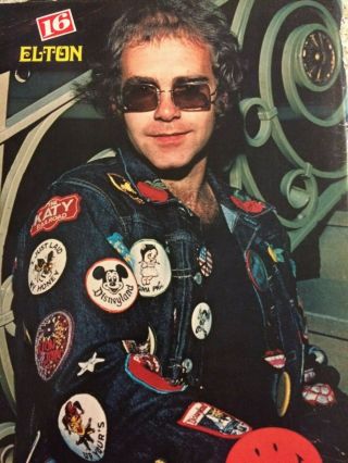 Elton John,  Full Page Vintage Pinup