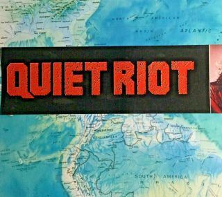 Vintage 1983 Quiet Riot Metal Health 12 Inch Bumper Sticker 3