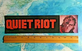 Vintage 1983 Quiet Riot Metal Health 12 Inch Bumper Sticker 5