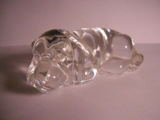 Princess House Golden Retriever Lab Puppy Dog Figurine 24 Lead Crystal Glass