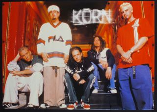 Rare Vintage Korn 1999 Music Store Promotional Poster - K5