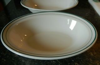 Syracuse China Restaurant Ware Oval Serving Bowls (2) 10 