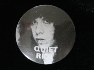 Quiet Riot - Frankie Banali - Rock - Pin Badge Button - 80 
