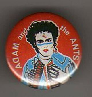 Adam Ant " Antmusic " Pin Badge From 1990s - £0.  99 Post Worldwide