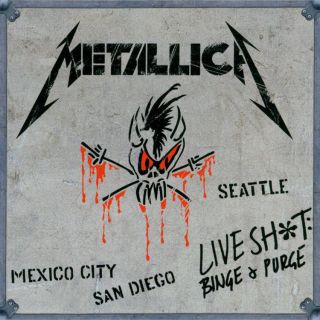 Metallica Live Shit Binge & Purge Lp Cd Cover Bumper Sticker Or Fridge Magnet