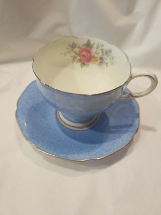 Paragon By Appointment H.  M.  The Queen & H.  M.  Queen Mary Tea Cup And Saucer
