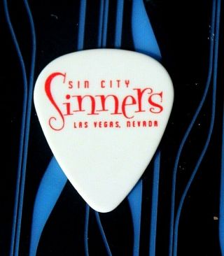 Sin City Sinners // Troy Powell 2012 Tour Guitar Pick // Las Vegas Nevada
