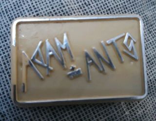 Adam And The Ants Plastic Pin Badge Rare Memorabilia Rock Vintage Retro