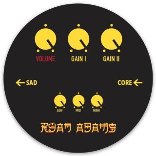 Ryan Adams “guitar Pedal” 3”x 3” Sticker