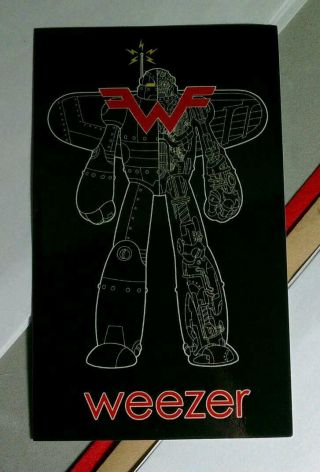 Weezer Wf Robot Wings Black Red Band Name Board Case Music Sticker