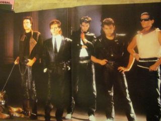 Duran Duran,  Double Two Page Vintage Centerfold Poster