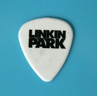 Linkin Park // Projekt Revolution Tour Guitar Pick // Brad Chester White/black