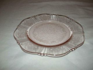 Vintage Pink Depression American Sweetheart 6 " Bread & Butter Plate