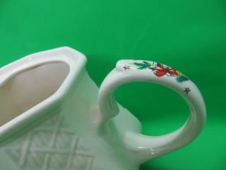 Vintage James Sadler Christmas Eve Holiday Tree Teapot Made in England 4