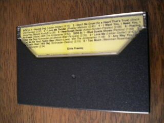 ELVIS PRESLEY cassettes,  FIVE Reader ' s Digest with holder and booklet,  gc 5