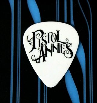 Pistol Annies // Custom Tour Guitar Pick // White/black Miranda Lambert