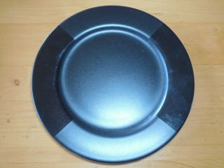 Nautica Arctic Night Black Dinner Plate 11 1/4 " Glossy Satin 1 Ea 1 Available
