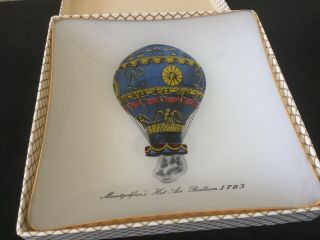 Vintage Chance Glass Pin Tray Balloon Design